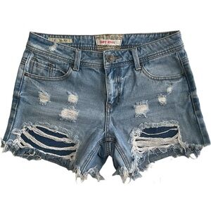 Hot Kiss CiCi Distressed Denim Shorts